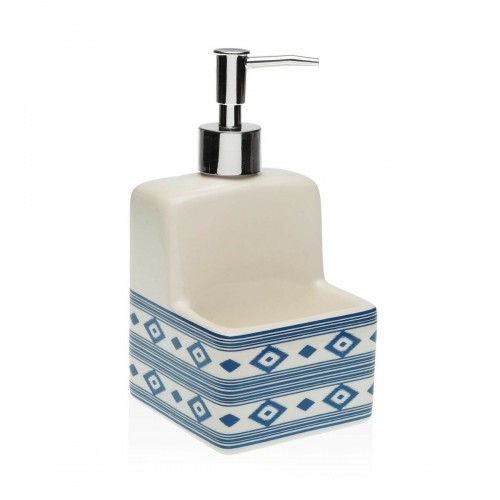 Soap Dispenser Versa Manacor Blue Ceramic Dolomite image 1