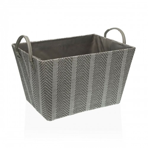 Basket Versa Grey Paper (26 x 22 x 36 cm) image 1