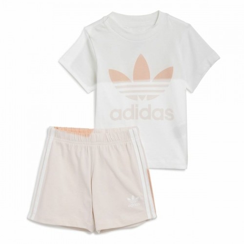 Children's Sports Outfit Adidas Trifolio White image 1