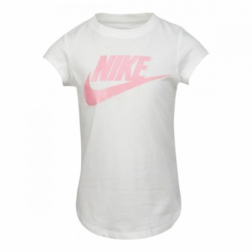 Child's Short Sleeve T-Shirt Nike  Futura SS White image 1