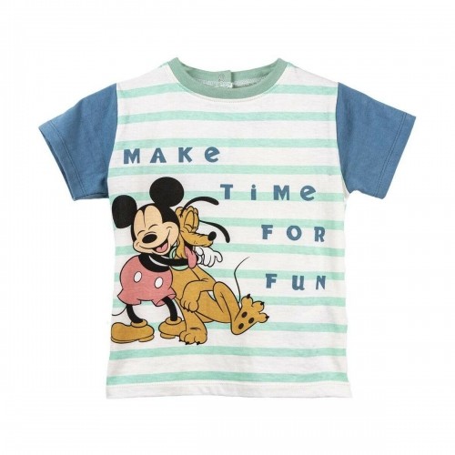 Short Sleeve T-Shirt Mickey Mouse Multicolour Children's image 1
