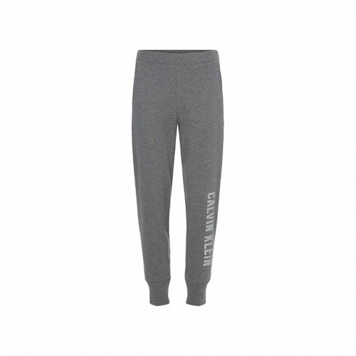 Long Sports Trousers Calvin Klein Knit Dark grey Lady image 1