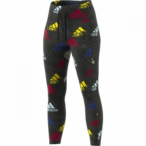 Long Sports Trousers Adidas Brand Love 7/8 Black Lady image 1