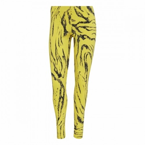 Sport leggings for Women Adidas Future Icons Animal-Print Yellow image 1
