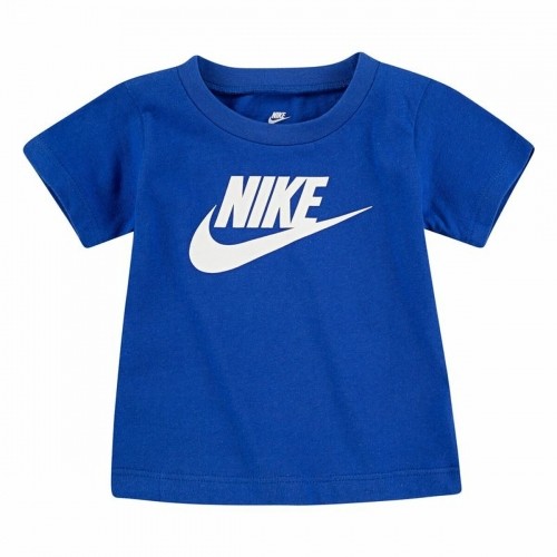 Детский Футболка с коротким рукавом Nike Futura SS Синий image 1