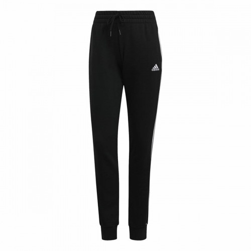 Длинные спортивные штаны Adidas Essentials French Terry 3 Stripes Женщина Чёрный image 1