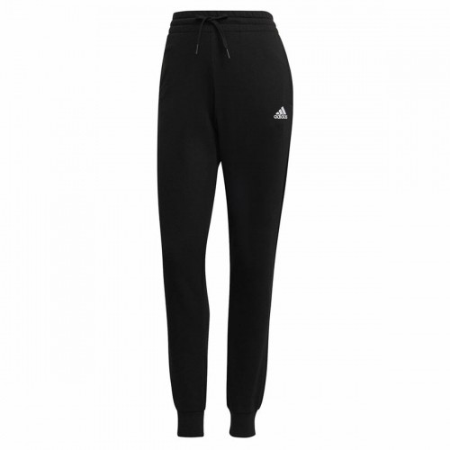 Длинные спортивные штаны Adidas French Terry Logo Женщина Чёрный image 1