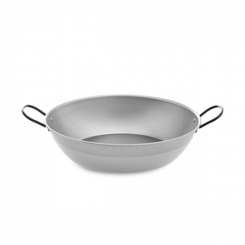 Deep Pan with Handles Vaello Polished Steel (Ø 34 cm) image 1