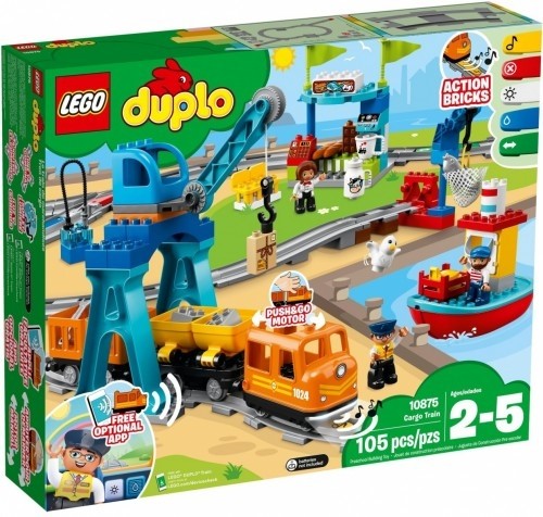 Lego Bricks DUPLO Cargo Train image 1