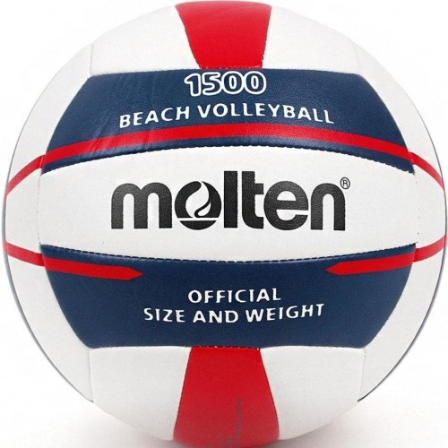 Volleyball ball beach leisure MOLTEN V5B1500-WN  synth. leather size 5 image 1