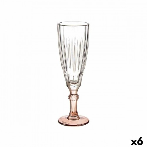 Vivalto Бокал для шампанского Стеклянный Коричневый 6 штук (170 ml) image 1