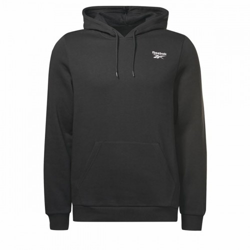 Толстовка с капюшоном мужская Reebok Left Chest Logo Чёрный image 1