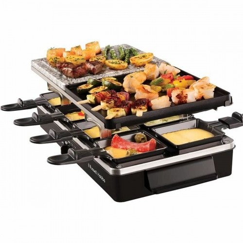 Griddle Plate Russell Hobbs Raclette Black image 1