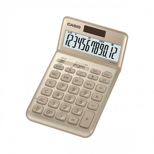 Calculator Casio JW-200SC-GD Golden Plastic image 1