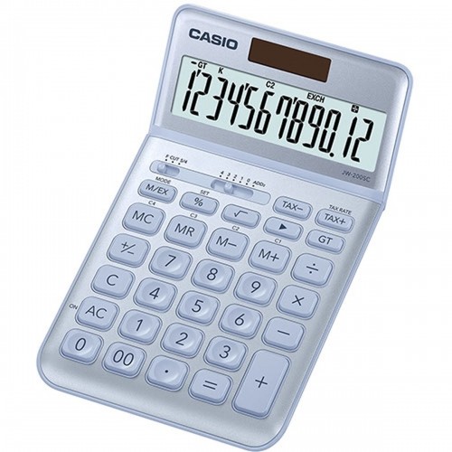 Calculator Casio JW-200SC-BU Blue Plastic image 1