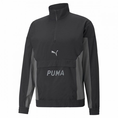 Vīriešu Sporta Jaka Puma Fit Woven Melns image 1