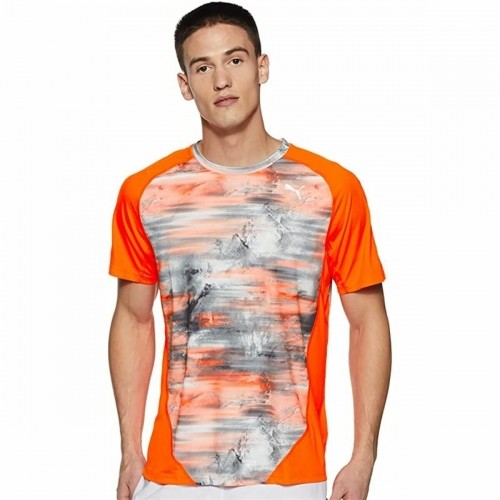 Men’s Short Sleeve T-Shirt Graphic Tee Shocking Puma  Graphic Tee Shocking Orange image 1