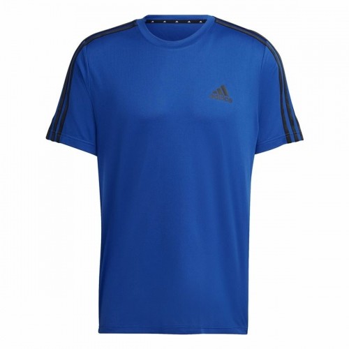 Men’s Short Sleeve T-Shirt Adidas Aeroready Designed To Move Blue image 1