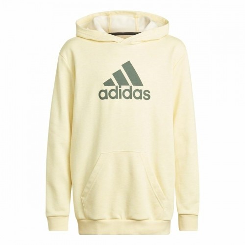 Unisex Hoodie Adidas Future Icons Badge of Sport Yellow image 1