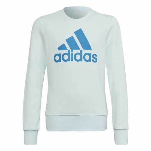 Толстовка без капюшона для девочек Adidas Essentials Циановый image 1