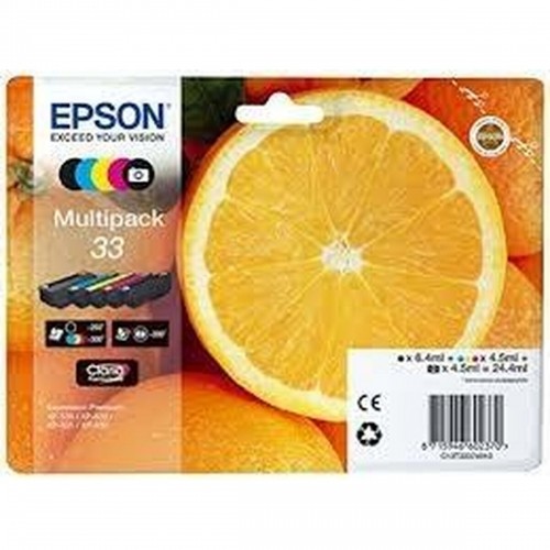 Oriģinālais Tintes Kārtridžs Epson Multipack 5-colours 33 Claria Premium Ink Daudzkrāsains image 1