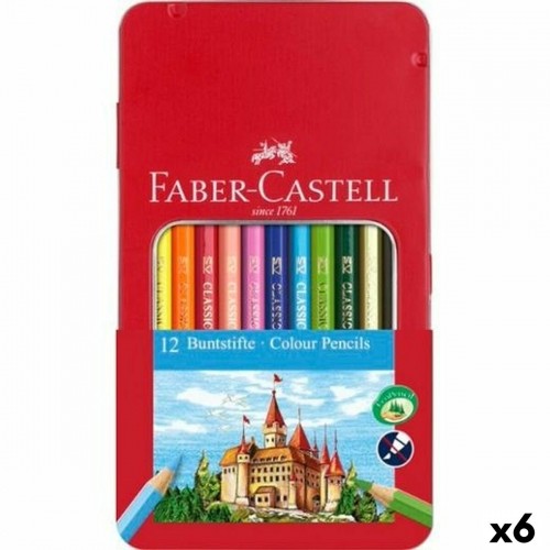 Krāsainie zīmuļi Faber-Castell Daudzkrāsains (6 gb.) image 1
