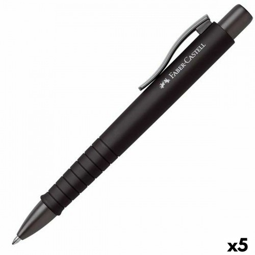 Ручка Faber-Castell Poly Ball XB Чёрный 5 штук image 1