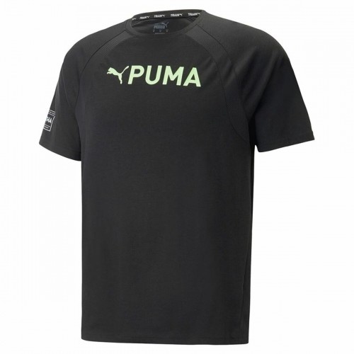 Men’s Short Sleeve T-Shirt Puma Ultrabreathe Triblend Black image 1