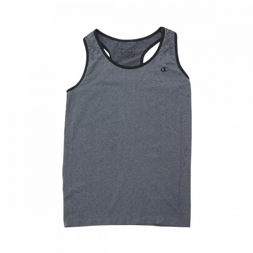 Īsais Sieviešu Tops Champion Tank Top Pelēks image 1