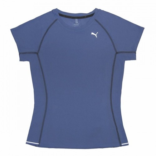 Women’s Short Sleeve T-Shirt Puma Pe Running Tee Blue image 1