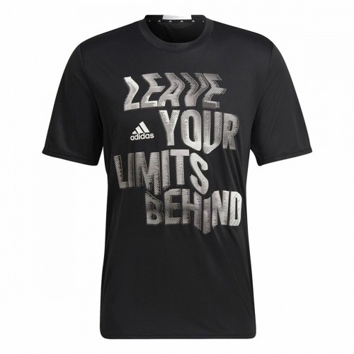 Футболка с коротким рукавом мужская Adidas HIIT Чёрный image 1