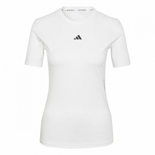 Футболка с коротким рукавом женская Adidas Techfit Training Белый image 1