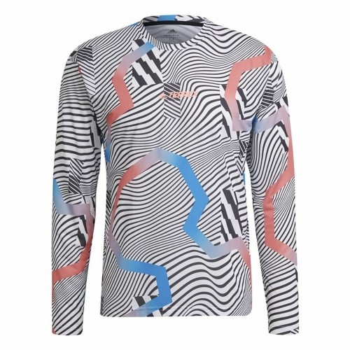 Men’s Long Sleeve T-Shirt Adidas Terrex Primeblue Trail White image 1