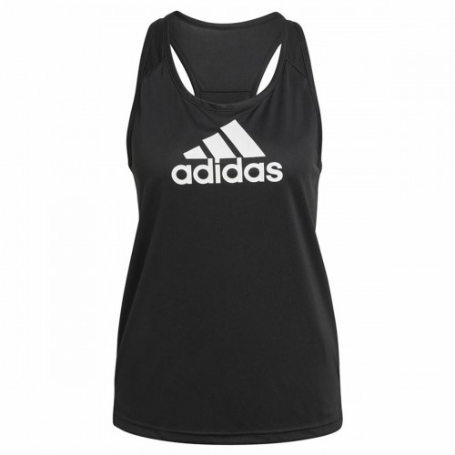 Женская майка Adidas Aeroready D2M Чёрный image 1