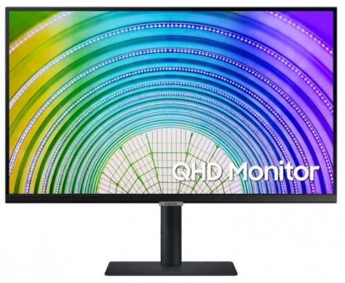 Samsung Monitor LS27A600UUUXEN 27 ", IPS, QHD, 2560 x 1440, 16:9, 5 ms, 300 cd/m², Black, 75 Hz, HDMI ports quantity 1 image 1