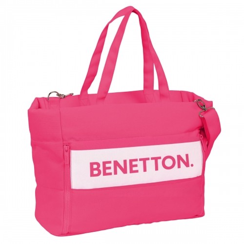 Laptop Case Benetton Raspberry Fuchsia (54 x 31 x 17 cm) image 1