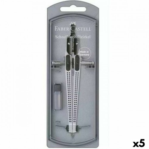 Compass Faber-Castell Silver articulated (5 Units) image 1
