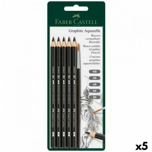 Pencil Set Faber-Castell Watercolour (5 Units) image 1