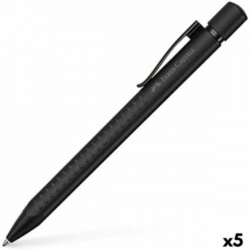 Pen Faber-Castell Grip Edition XB Black 5 Units image 1