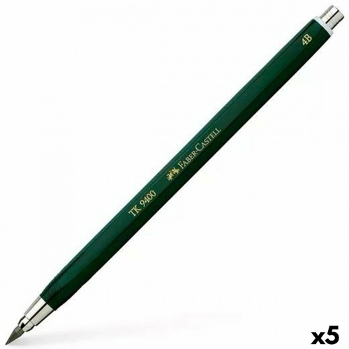 Pencil Lead Holder Faber-Castell Tk 9400 3 Green (5 Units) image 1