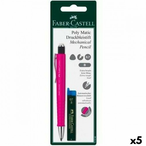 Механический карандаш Faber-Castell Grip  Matic Розовый 0,7 mm (5 штук) image 1