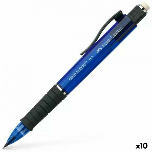 Zīmuļu Serdeņu Turētājs Faber-Castell Grip  Matic Zils 0,7 mm (10 gb.) image 1