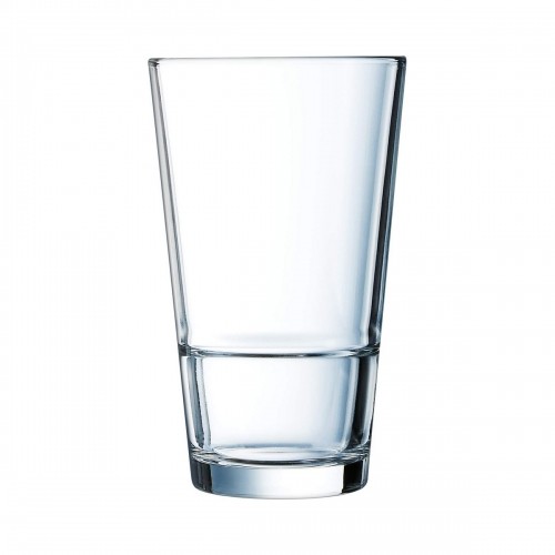 Set of glasses Arcoroc Stack Up Transparent Glass (470 ml) (6 Units) image 1