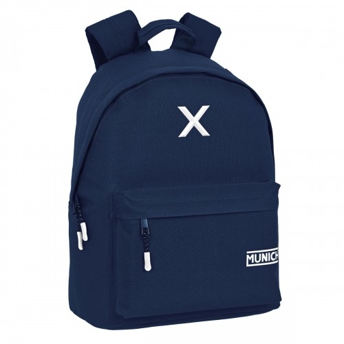 Laptop Backpack Munich  munich basicos  Navy Blue (31 x 41 x 16 cm) image 1