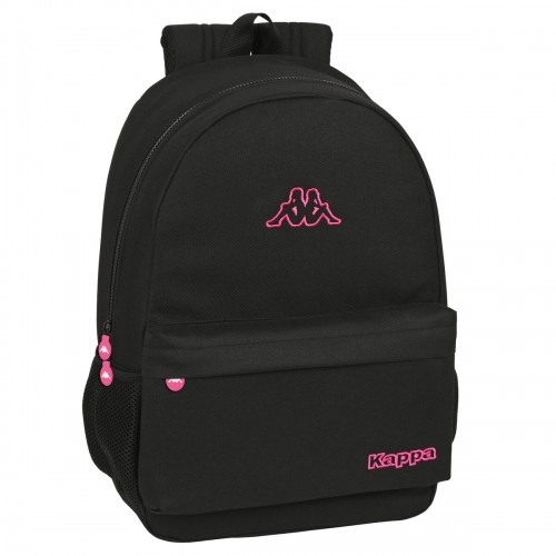Школьный рюкзак Kappa Black and pink Чёрный (30 x 46 x 14 cm) image 1