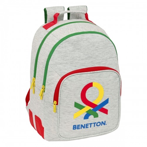 Школьный рюкзак Benetton Pop Серый (32 x 42 x 15 cm) image 1