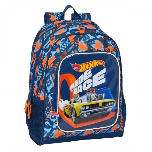 Школьный рюкзак Hot Wheels Speed club Оранжевый (32 x 42 x 14 cm) image 1