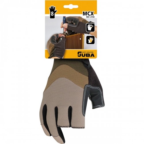 Рабочие перчатки JUBA Mecanix Cut Сенсорная панель Spandex Коричневый PVC image 1