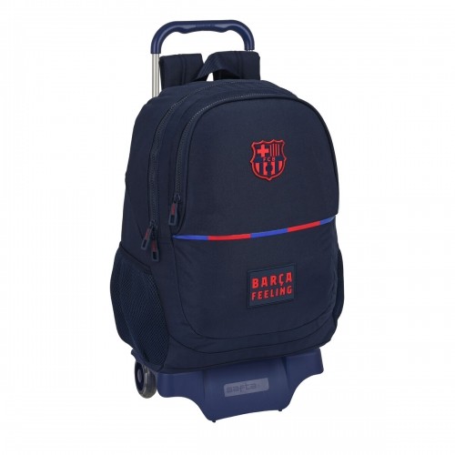 Школьный рюкзак с колесиками F.C. Barcelona (32 x 44 x 16 cm) image 1