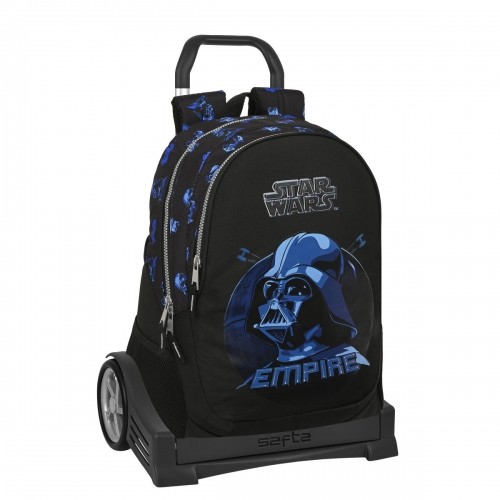 Школьный рюкзак с колесиками Star Wars Digital escape Чёрный (32 x 44 x 16 cm) image 1